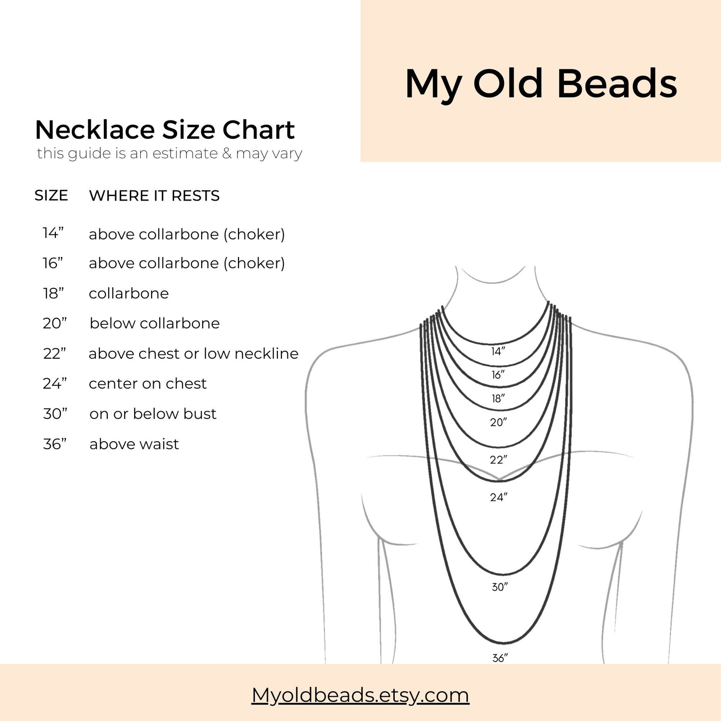 Orange and Cream Czech Glass necklace All Vintage Beads..