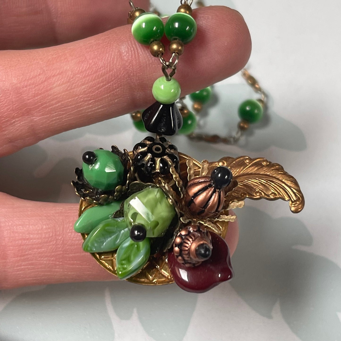 Hand-Made Flower Boho Necklace