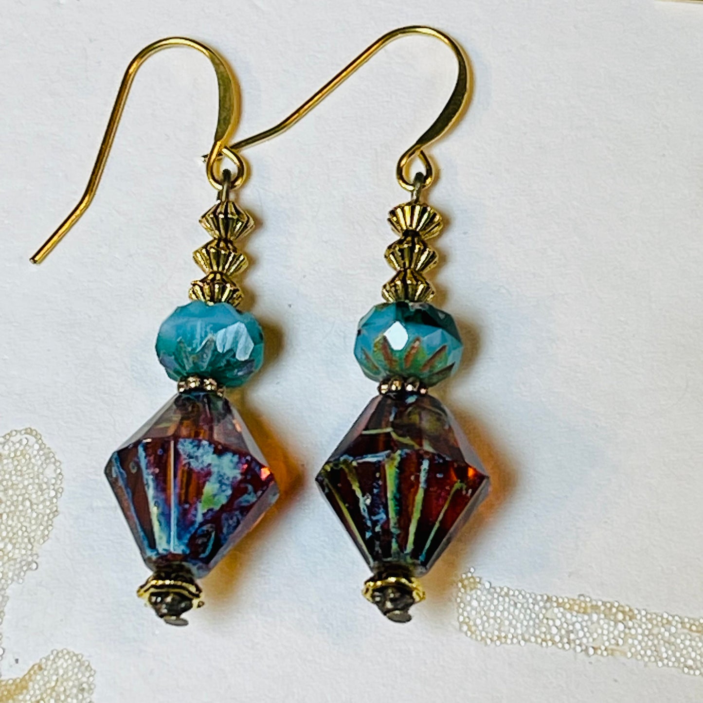 Tiny Star Like-Bicone Beads, 20 per order