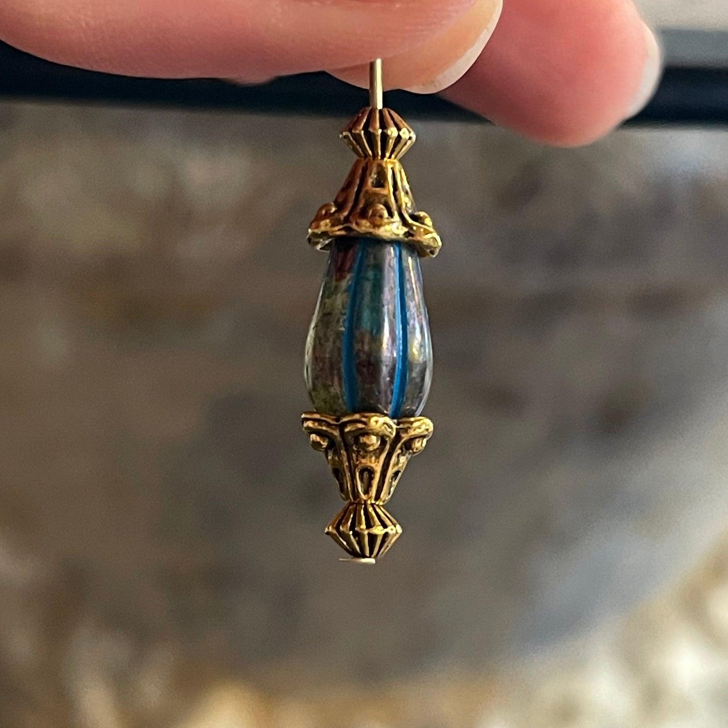 Gold flower Bead Caps, 20 per order.