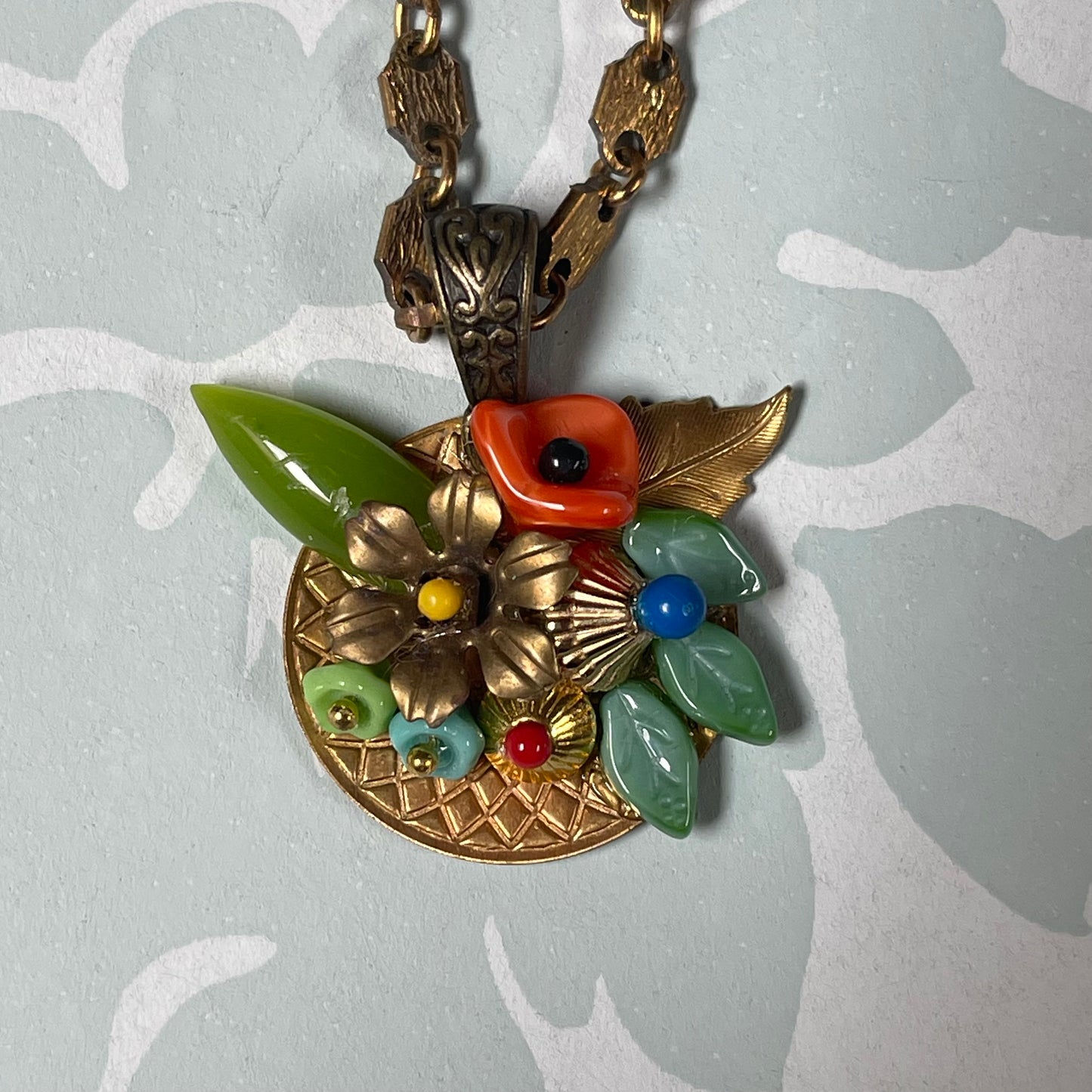 Hand-Made Flower Boho Necklace